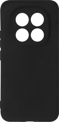 Чехол (клип-кейс) BORASCO Silicone Case, для Xiaomi Redmi Note 15 Pro+ 5G, черный [76159]