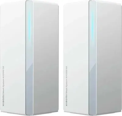 Бесшовный Mesh роутер Xiaomi AX3000,  Wi-Fi 6,  AX3000,  2.4/5ГГц, 1 LAN,  белый, 2 шт. в комплекте [dvb4464gl]