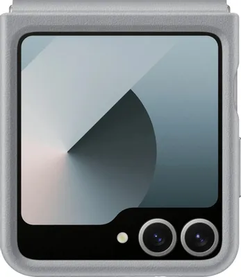 Чехол (клип-кейс) Samsung Kindsuit Case Flip 6 (F741), для Samsung Galaxy Z Flip6, серый [ef-vf741pjegru]
