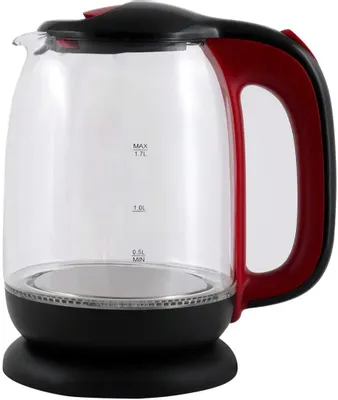 Чайник электрический CENTEK CT-0034, 1.8л, стекло/пластик