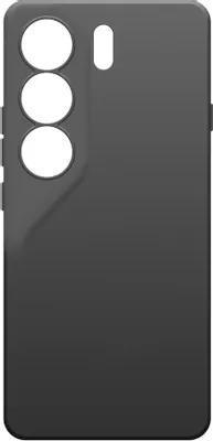 Чехол (клип-кейс) BORASCO Silicone Case, для Tecno Camon 40 4G, черный [75245]