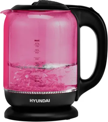 Чайник электрический Hyundai HYK-G4808, 1.7л, стекло