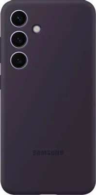 Чехол (клип-кейс) Samsung Silicone Case S24+, для Samsung Galaxy S24+, темно-фиолетовый [ef-ps926teegru]