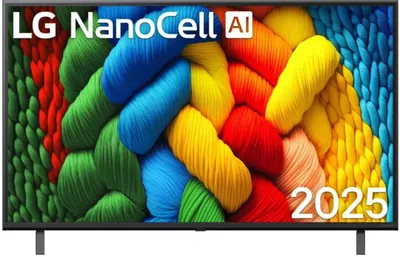 65" Телевизор LG 65NANO80A6B.ARUG NanoCell, 4K Ultra HD, СМАРТ ТВ, WebOS, синяя сажа
