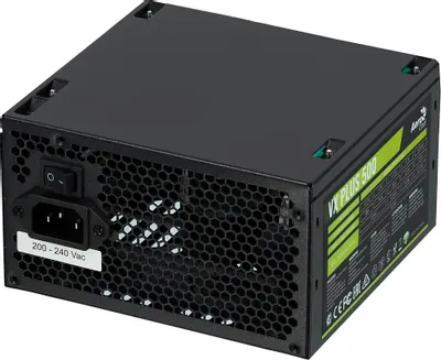 Блок питания Aerocool VX PLUS 500W,  500Вт,  120мм, черный, retail