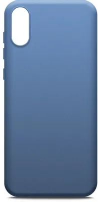 Чехол (клип-кейс) BORASCO Microfiber Case, для Xiaomi Redmi 9A, синий [39189]