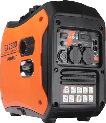 Бензиновый генератор Patriot iGX 2800, 220/12 В, 2.8кВт [471102328]