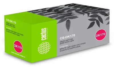 Блок фотобарабана Cactus CS-DK170 DK-170 черный ч/б:100000стр. для Ecosys M2035/ M2035dn/M2535