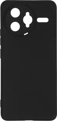 Чехол (клип-кейс) BORASCO Silicone Case, для Xiaomi Poco F7 Ultra, черный [75179]