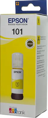 Чернила Epson 101 C13T03V44A, для Epson, 70мл, желтый