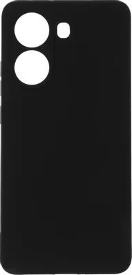 Чехол (клип-кейс) BORASCO Silicone Case, для Xiaomi Poco X7 Pro 5G, черный [74508]