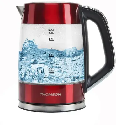 Чайник электрический Thomson K20ES-2001, 1.7л, стекло/металл/пластик