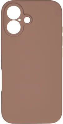 Чехол (клип-кейс) ZIBELINO Hard Case, для Apple iPhone 16, коричневый [zhc-apl-16-ms-cam-brn]