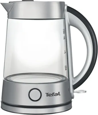 Чайник электрический Tefal KI760D30, 1.7л, стекло/металл/пластик