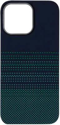 Чехол (клип-кейс) KONDIJAN Carbon, для Apple iPhone 16 Pro Max, синий [kjcr-iph-16-pro-max-sw-ms-blu]