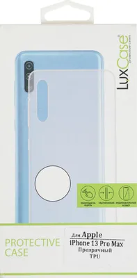 Чехол (клип-кейс)  LuxCase, для Apple iPhone 13 Pro Max, прозрачный [60276]