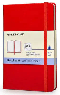 Блокнот Moleskine Art,  104стр,  твердая обложка,  красный [artqp063r]