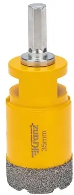 Коронка KRANZ KR-92-1017,  по керамограниту,  M14