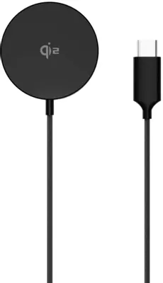 Беспроводное зарядное устройство PERO TC31,  USB-C, 18Вт, 3A, черный