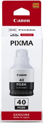 Чернила Canon GI-40BK 3385C001, для Canon, 170мл, черный