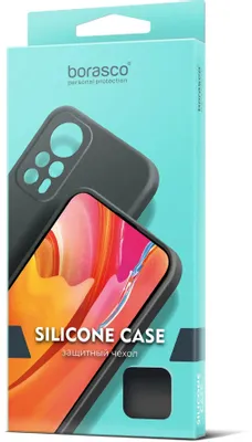 Чехол (клип-кейс) BORASCO 71678, для Xiaomi Poco C55, черный
