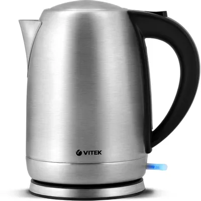 Чайник электрический Vitek VT-7033, 1.7л, металл/пластик