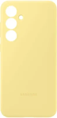 Чехол (клип-кейс) Samsung Silicone Case S24FE, для Samsung Galaxy S24 FE, желтый [ef-ps721cyegru]