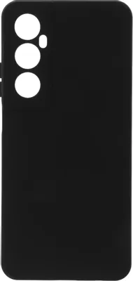 Чехол (клип-кейс) BORASCO Silicone Case, для Realme C65, черный [73384]