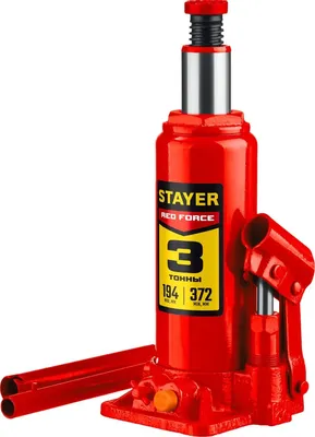 Домкрат гидравлический Stayer 43160-3_z01 бутылочный,  3т