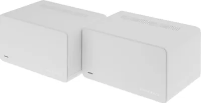 Бесшовный Mesh роутер MERCUSYS Halo H90X(2-pack),  Wi-Fi 6,  AX6000,  2.4/5ГГц, 2 WAN/LAN, белый, 2 шт. в комплекте