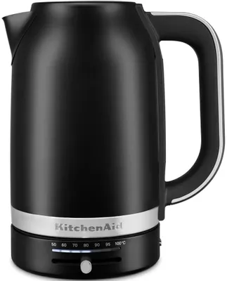 Чайник электрический KitchenAid 5KEK1701EBM, 1.7л, металл/пластик