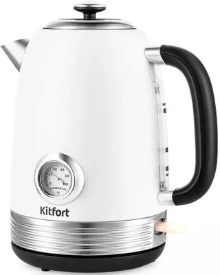 Чайник электрический KitFort КТ-6603, 1.7л, металл/пластик