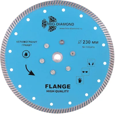 Отрезной диск TRIO-DIAMOND по граниту,  230мм,  22.23мм [fhq456]