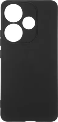 Чехол (клип-кейс) BORASCO Silicone Case, для Xiaomi Poco F6, черный [73393]