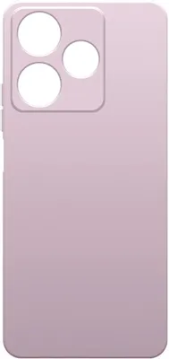 Чехол (клип-кейс) BORASCO Microfiber Case, для Xiaomi Poco M6 4G, лавандовый [73626]