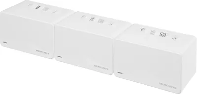 Бесшовный Mesh роутер MERCUSYS Halo H25BE,  Wi-Fi 7,  BE3600,  2.4/5ГГц, 3 WAN/LAN, белый, 3 шт. в комплекте [halo h25be(3-pack)]
