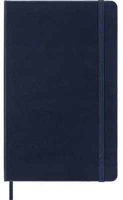 Блокнот Moleskine Classic,  240стр,  в линейку,  твердая обложка,  синий сапфир [qp060b20]