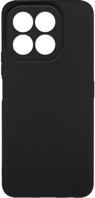 Чехол (клип-кейс) BORASCO Silicone Case, для Honor X6c, черный [75507]