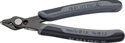 Бокорезы KNIPEX Electronic Super Knips, 125мм [kn-7861125esd]