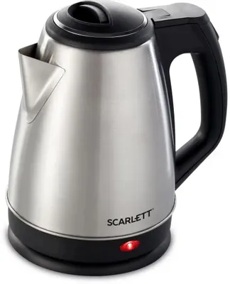 Чайник электрический Scarlett SC-EK21S25, 1.5л, металл/пластик