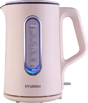 Чайник электрический Hyundai HYK-G8888, 1.5л, стекло
