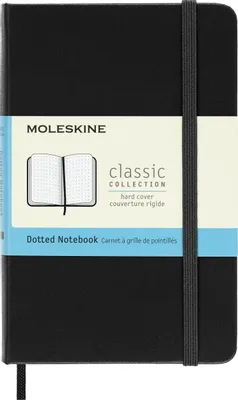 Блокнот Moleskine Classic,  192стр,  пунктир,  твердая обложка,  черный [mm713]