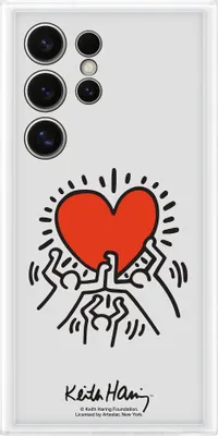 Чехол (клип-кейс) Samsung Flipsuit Case S24 Ultra, для Samsung Galaxy S24 Ultra, белый/прозрачный [ef-ms928cwegru]