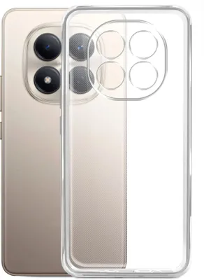 Чехол (клип-кейс) BORASCO Silicone Case, для Xiaomi Redmi Note 15 Pro 4G, прозрачный [76166]