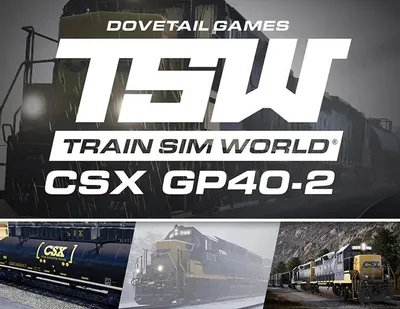Дополнение к игре DOVETAIL Train Sim World: CSX GP40-2 Loco Add-On, для  ПК,  регион: Россия,  английская версия