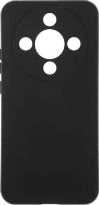 Чехол (клип-кейс) BORASCO Silicone Case, для Honor X9d 5G, черный [75975]