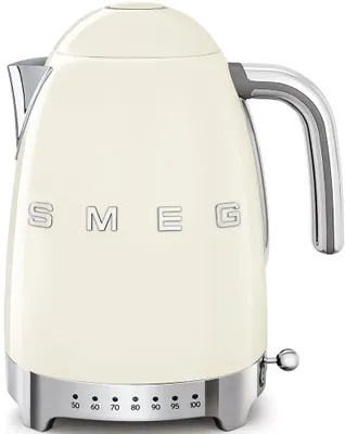 Чайник электрический SMEG KLF04CREU, 1.7л, металл/пластик