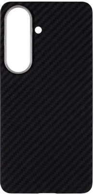 Чехол (клип-кейс) KONDIJAN Carbon, для Samsung Galaxy S26, черный [kjcr-sam-s26-ms-blk]