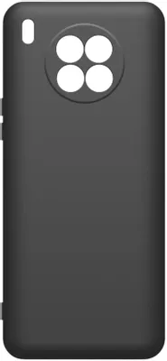 Чехол (клип-кейс) BORASCO Microfiber Case, для Honor 50 Lite, черный [40938]