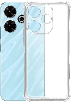 Чехол (клип-кейс) BORASCO Bumper Case, для Xiaomi Redmi 13, противоударный, прозрачный [73403]